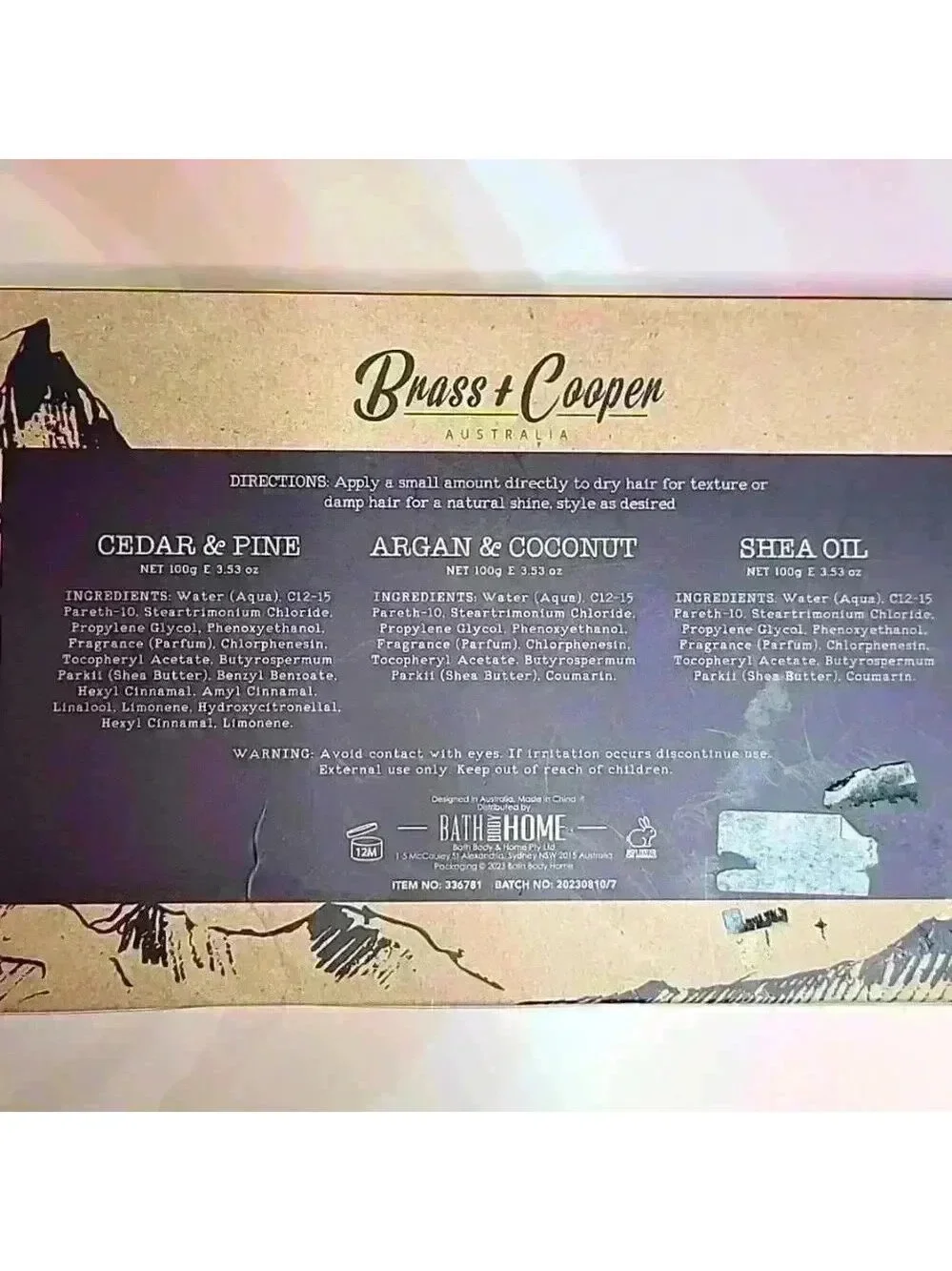 Brass + Copper Pomade Gift set